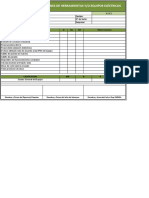 Inspecciones de Herramientas Yo Equipos Electricos