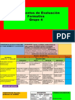 Algunos Formatos de Instrumentos de Evaluación Formativa