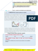 Evaluación Diagnóstica de Matemática