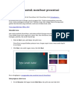 Tugas Dasar Untuk Membuat Presentasi PowerPoint