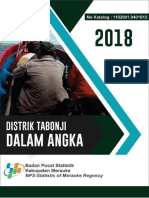 Kecamatan Tabonji Dalam Angka 2018