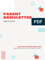 Parent Newsletter 1