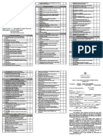 SAMPLE ECD Checklist