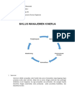 Tugas Siklus Menajeman Kinerja Organisasi