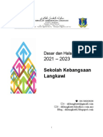 Draf 3 Pss Sk Langkawi Jangka Panjang 2021-2023 - Format Ppd