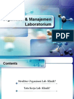 organisasi dan manajemen lab