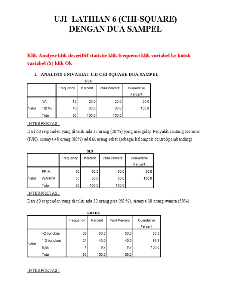 Latihan6 Uji Chi Square Dua Sampel Pdf