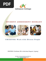 9.CHCDIV001 Student Assessment Booklet - AGE (ID 99496)