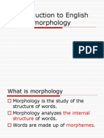 Introduction To English Morphology