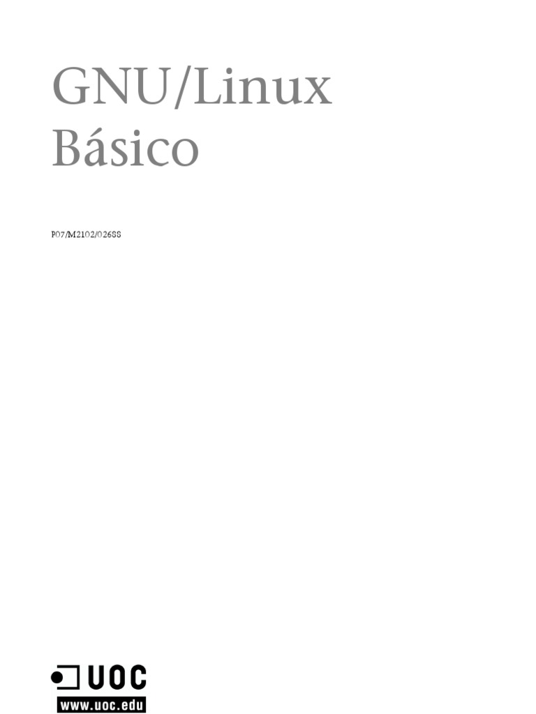 GNU/Linux Básico | PDF | Distribución de Linux | Contraseña
