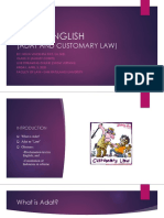LEGAL ENGLISH - CUSTOMARY LAW BY-NOVA V.PATI, SH, MBL-dikonversi