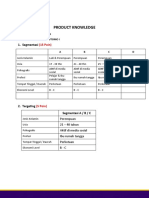 Form Product Knowledge