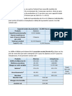 Production et chiffre d'affaire