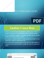 Analisis Causa Raiz (Acr)