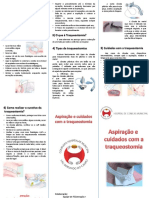 Como realizar aspiração e cuidados com traqueostomia