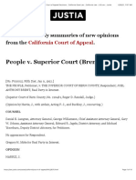 People v. Superior Court (Brent) (1992) : : California Court of Appeal Decisions: California Case Law: California Law: US Law: Justia