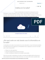 ¿Qué Es La Informática en La Nube