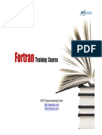 KISTI Fortran Training Course