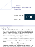 Maximum and Minimum Work, Thermodynamic Inequalities: Chapter II. Thermodynamic Quantities