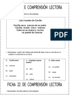 Comprensión de La Semana 21,22,23,24