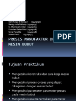 Proses Manufaktur dengan mesin Bubut