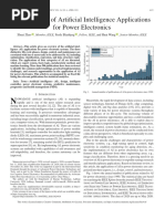 An Overview of Artificial Intelligence Applications For Power Electronics