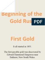 Beginning of The Gold Rush Week2