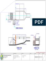 Forebay Tank Plan: Section A-A Section B-B