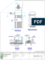 Weir-Intake Plan Headrace Canal Section: Section A-A Section B-B