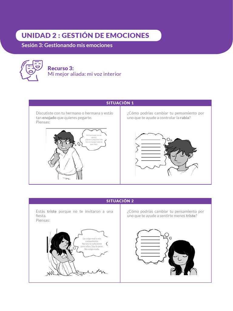 Gestión de emociones y autoconocimiento | PDF | Relaciones personales ...