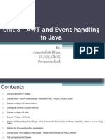 AWT and Event Handling in Java