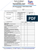 School Canteen Management Monitoring Form