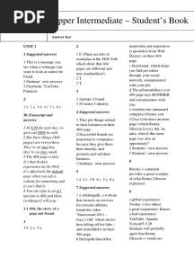UpperIntermediate StudentsBook Answer Key PDF