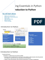 Programming Essentials in Python