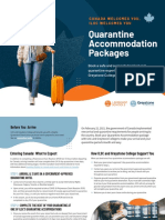 Quarantine Accommodation Packages: Canada Welcomes You, Ilsc Welcomes You