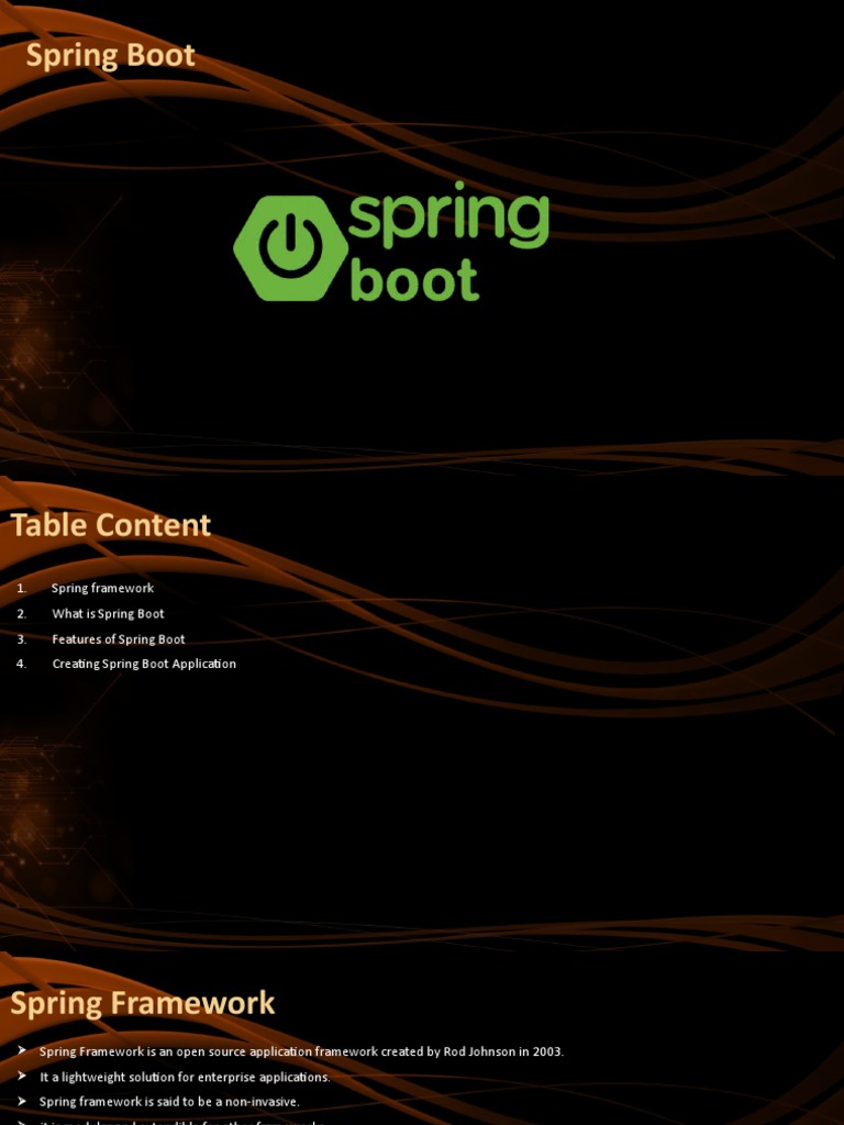 Getting Started With Spring Boot | PDF | Spring Framework | Command ...