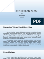 Tujuan Pendidikan Islam PTT
