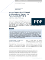 Antithrombotic Therapy Forpatients With COVID-19