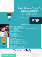 Patient Safety Dalam Pelayanan Kesehatan Di Rumah Sakit - Unimus