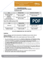 BSC (Hons) Business Computing and Information Systems University of Central Lancashire Spring 2021 Time-Constrained Assignment Timetable