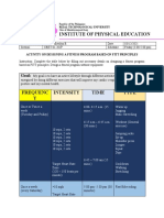 Institute of Physical Education: Goal