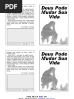 Deus pode mudar sua vida