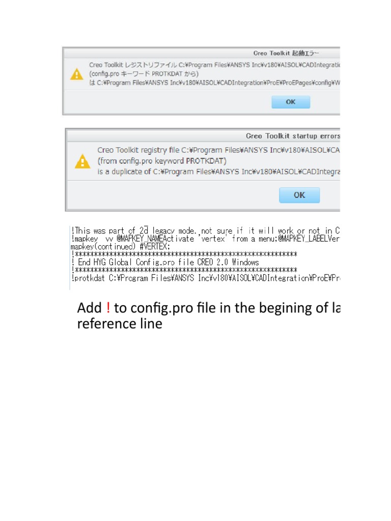 Config.pro File Modification Guide | PDF