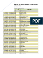 PTS - PAS - Ilmu Pengetahuan Sosial (IPS) - Kelas 7 C