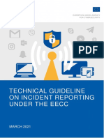 ENISA Technical Guideline On Incident Reporting Under The EECC