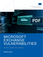 ENISA Situational Report On Microsoft Exchange Vulnerabilities