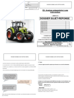 Dossier Sujet-Reponse: E2-Analyse Préparatoire À Une Intervention