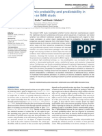 Ahlheim, Stadler, Schubotz - 2014 - Dissociating Dynamic Probability and Predictability in Observed Actions - An FMRI Study