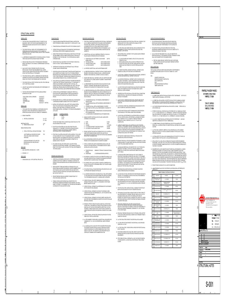 Structural Notes for Building Plans | PDF | Framing (Construction ...
