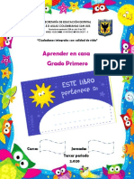 Aprender en Casa Grado Primero: Curso: Jornada: Tercer Periodo 2.020